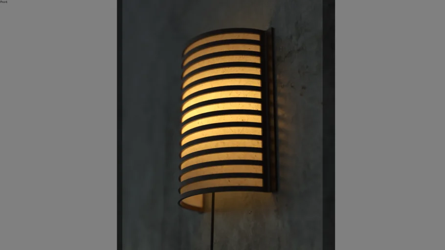 Wooden Wall Mounted Night Lamp (rice paper inside) - Upgraded Version!