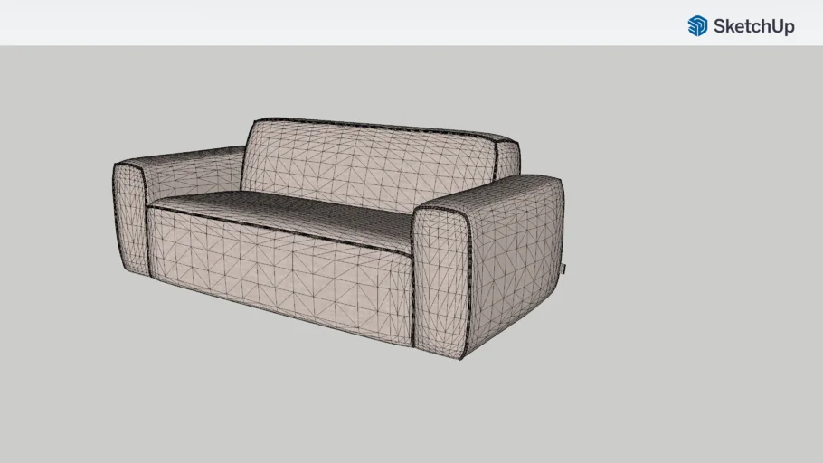 Sofa Bor 2,5-Seater Latte