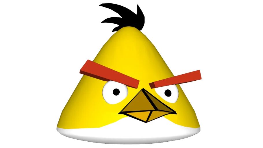 yellow bird from angry birds