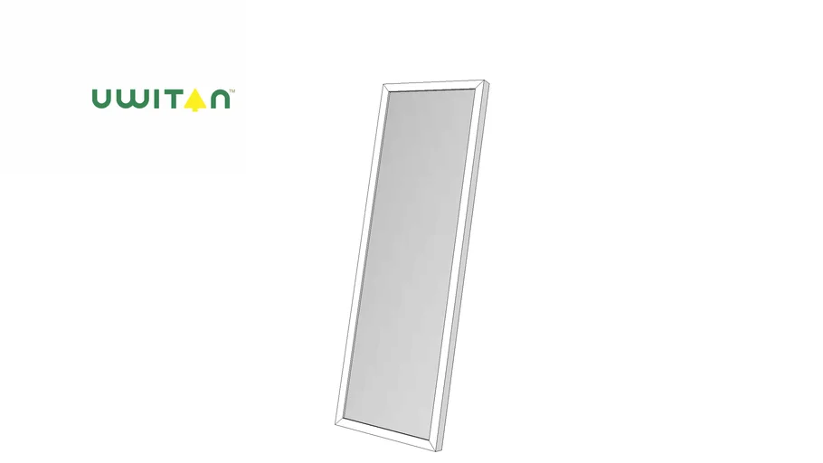 Standing Mirror White UWITAN