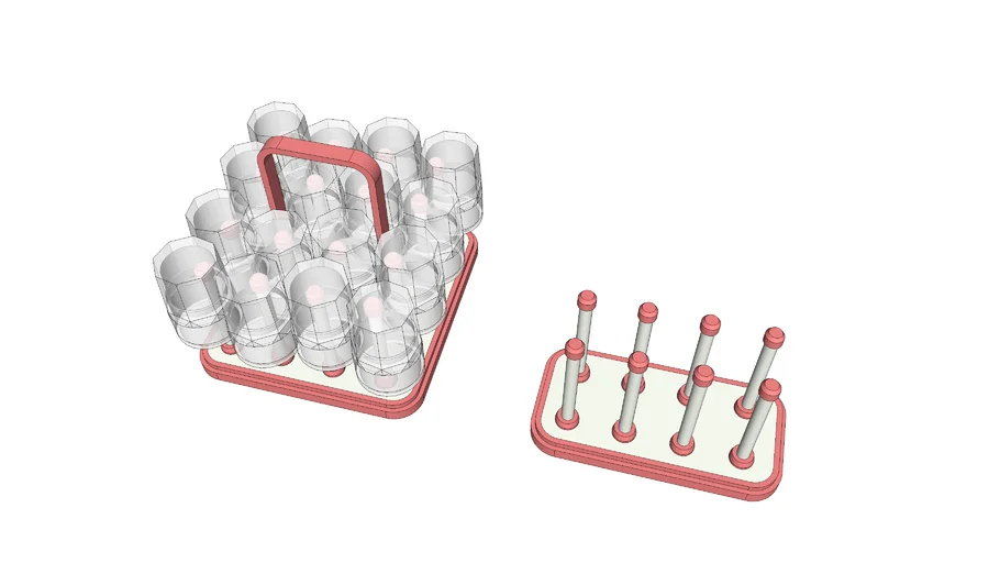 Glass cup holder