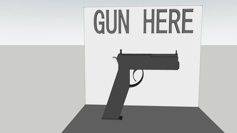 Simple and cool looking gun | 3D Warehouse