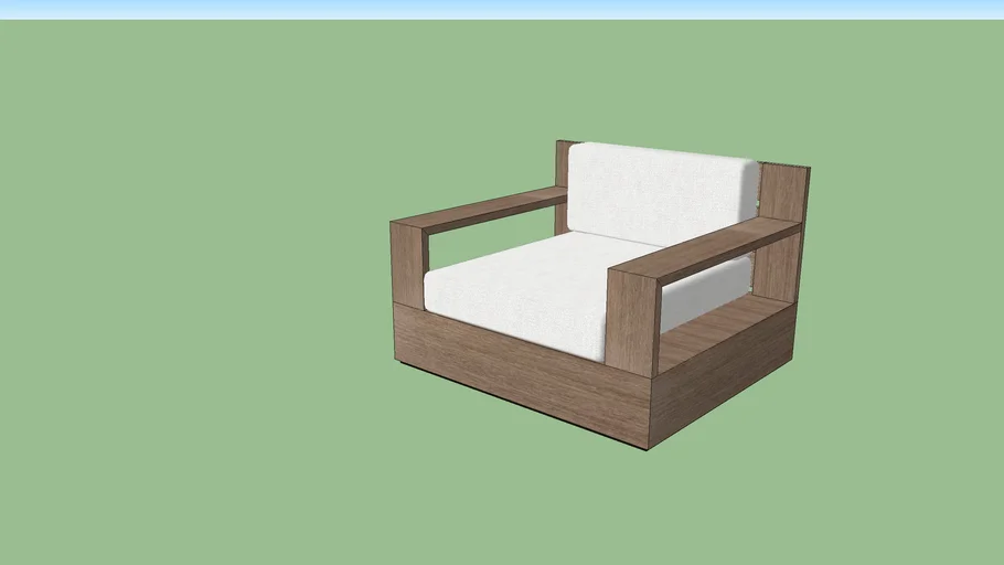 RH - Marbella Teak Classic Lounge Chair 