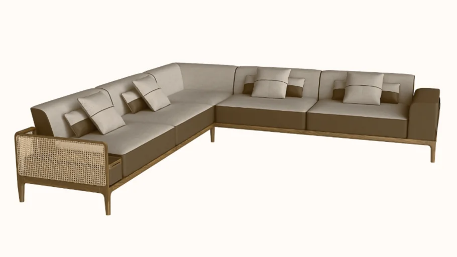 HERMES Sofa Sellier 5 seater corner