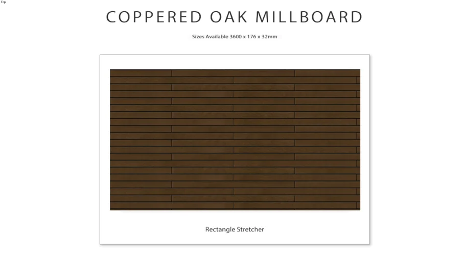 Coppered Oak Millboard