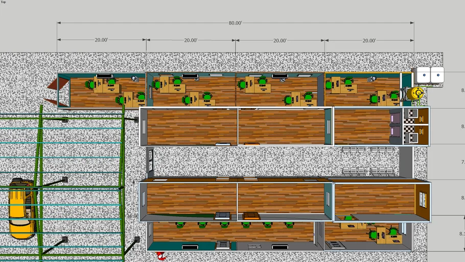 Container office | 3D Warehouse