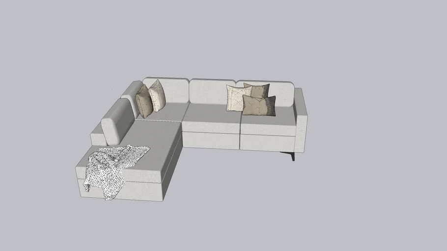 sectional - brentwood | 3D Warehouse
