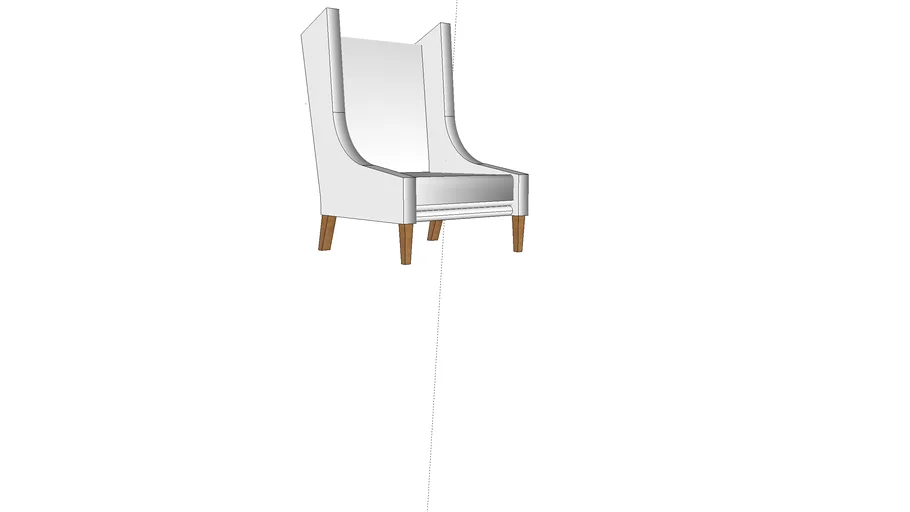 Contemporary Wingback Chair