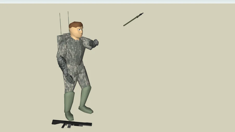 Old-School Sketchup-Animated Soldier (93)