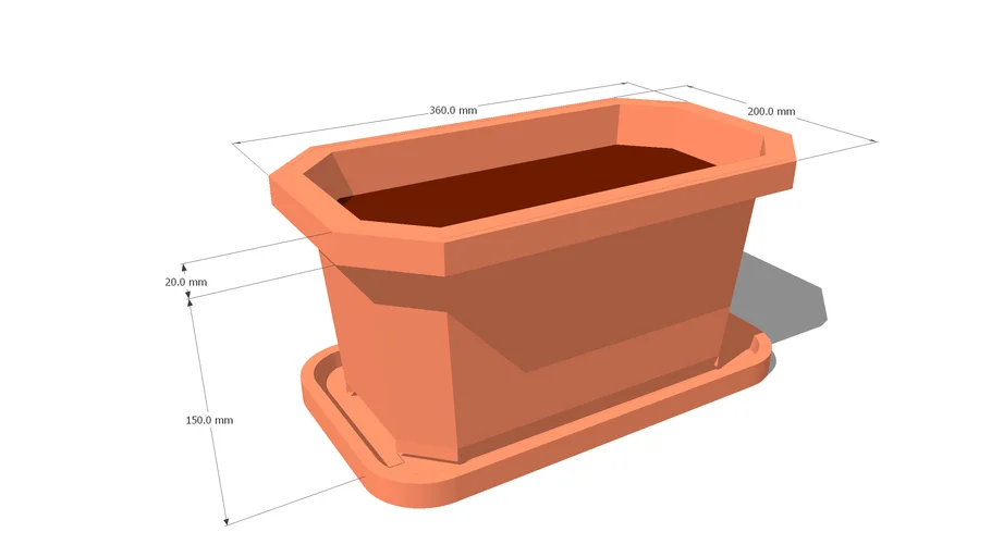 Indoor planter pot