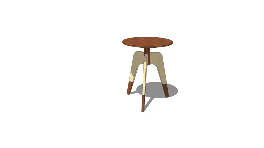 Three Legged Table | 3D Warehouse