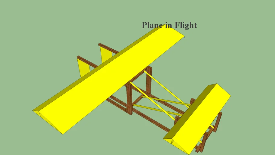 Origami Wright Flyer Design