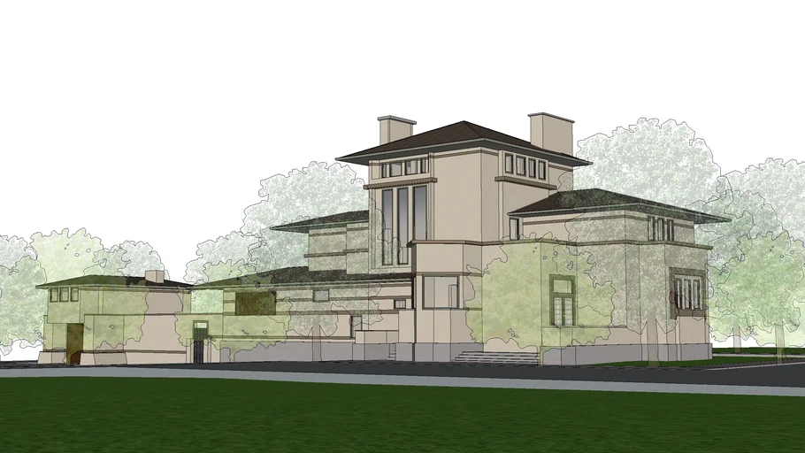 Frank lloyd wright-Emma Martin House