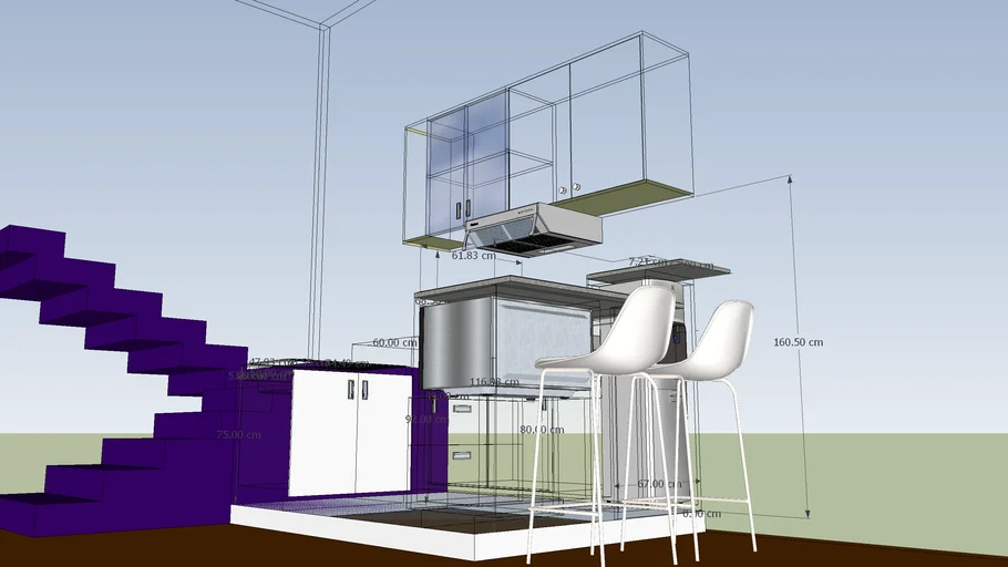 Kitchen set model u