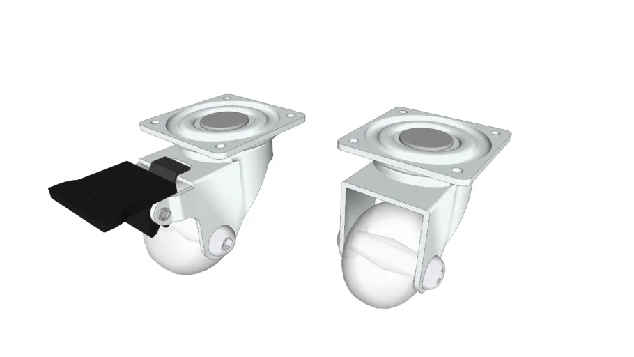 RODÍZIOS DE SILICONE - SILICON CASTERS