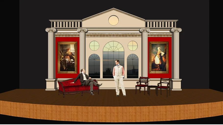 The Importance of Being Earnest Set Design