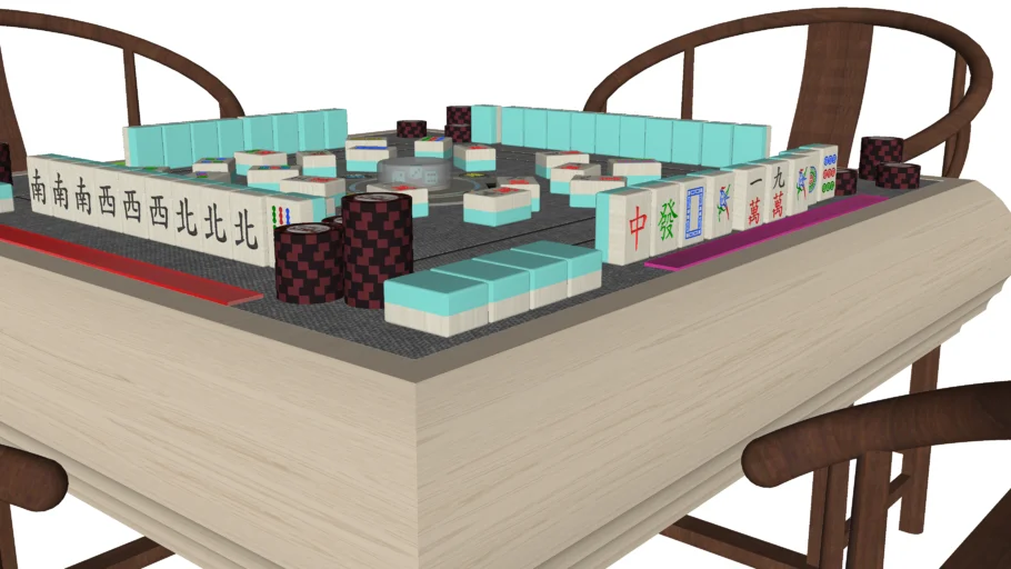 麻將桌 Mahjong table
