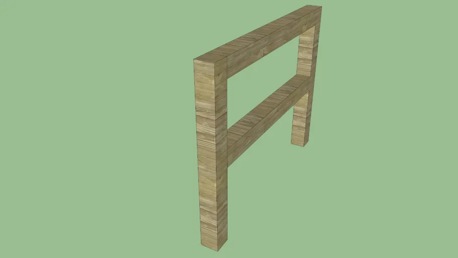 valla de madera