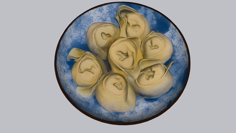 我家的扁食（Wontons, dumplings.