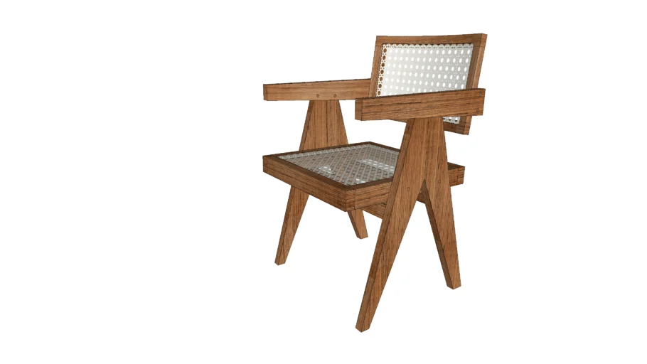Jeanneret PJ-S1-28-A Chandigarh Floating Back Chair