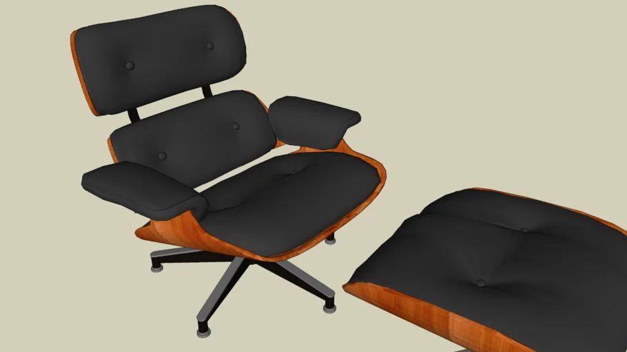 Herman Miller Eames Lounge Chair and Ottoman from Smart Furniture | 3D ...