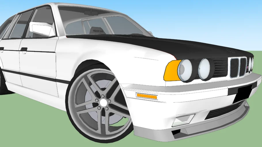 BMW M5 wagon drift pig
