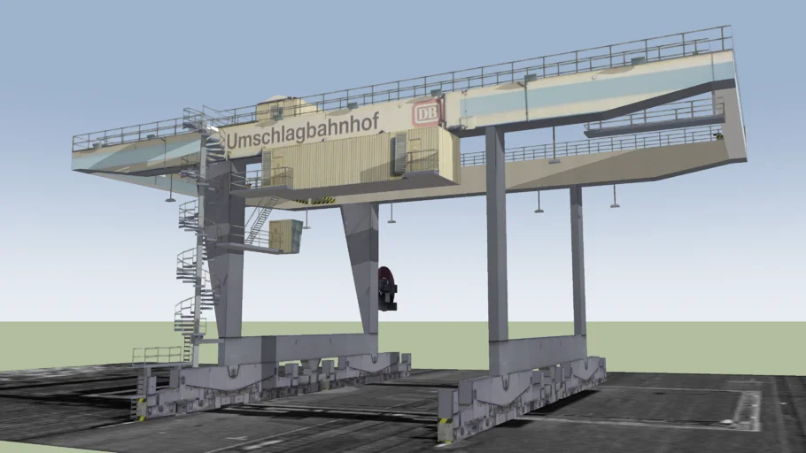 Gantry Crane, Container Terminal, Bielefeld