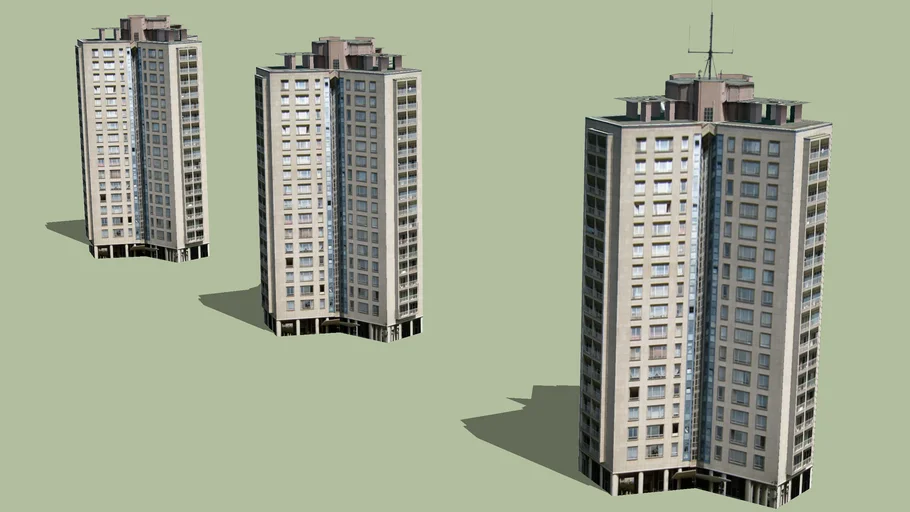Kielpark Towers, Antwerp (Kiel)
