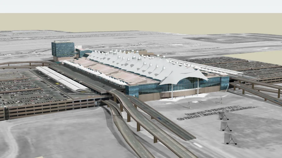 Denver International Airport, Denver (1995), Fentress Bradburn Architects