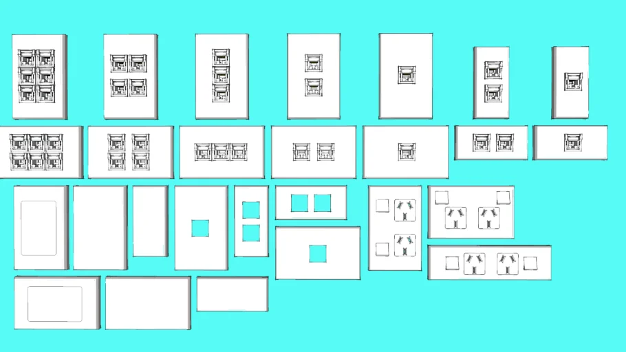Electrical power & data outlets Australia / New Zealand