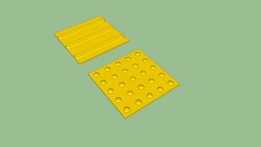 Piso Tátil Amarelo