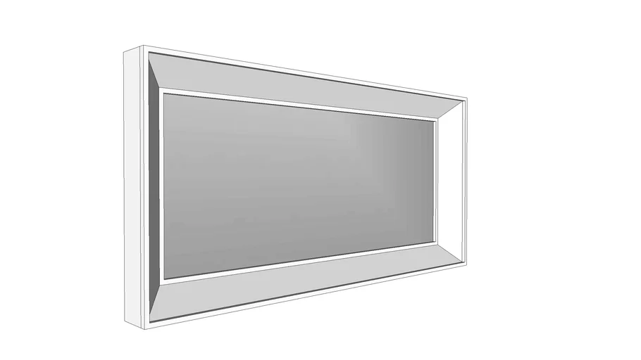 Modern - Large Scale - Wall Hung Mirror