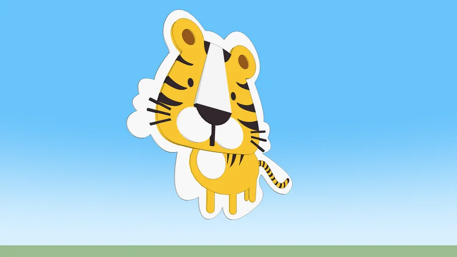 Sticker Tigre