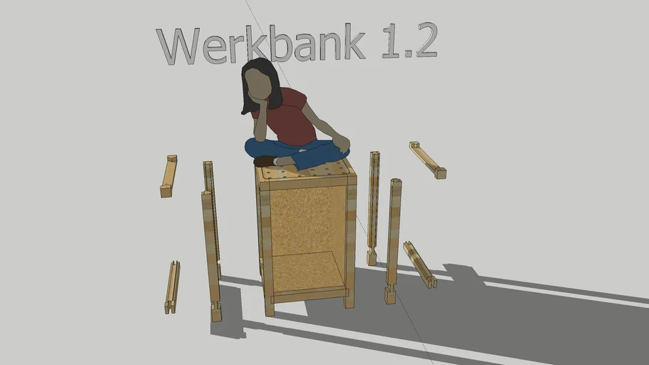 Werkbank 1.2, inkl. Erweiterung