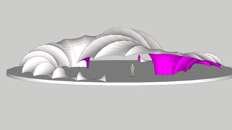Tensile structure as a public space 