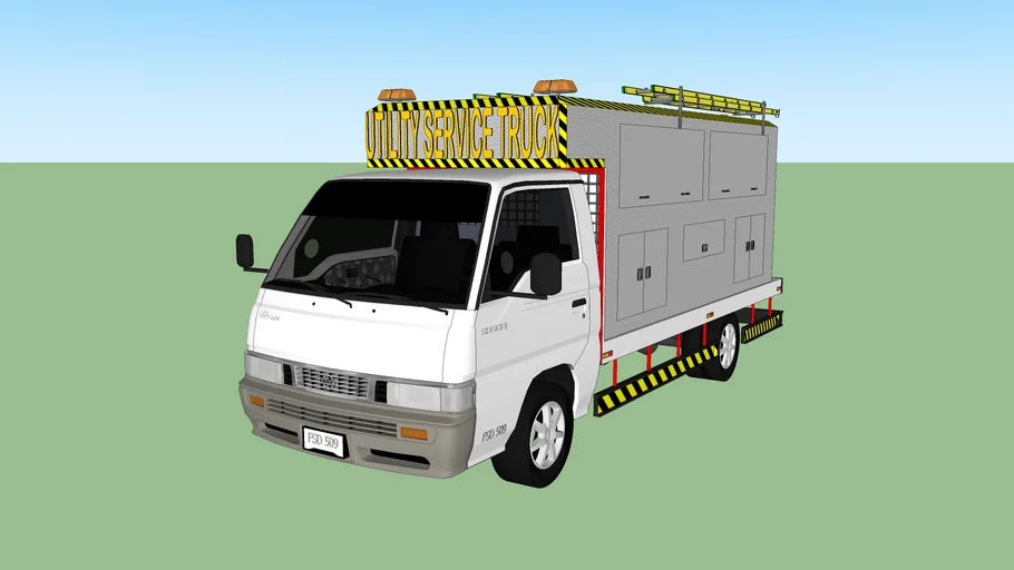 nissan utility service truck 6 wheel