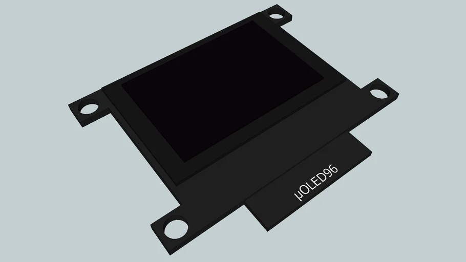 Serial Miniature OLED Module - 0.96"