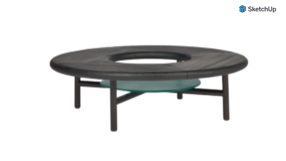 Mesa Centro UFO - Mula Preta