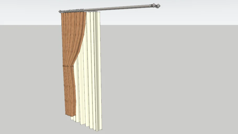 Simple bedroom curtains
