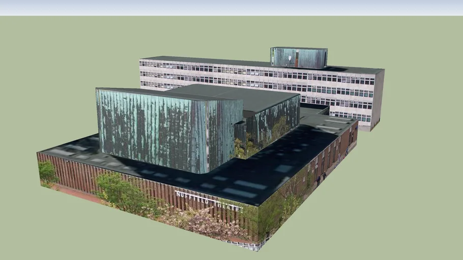 Nuffield Theatre and Law Building, University of Southampton | 3D Warehouse