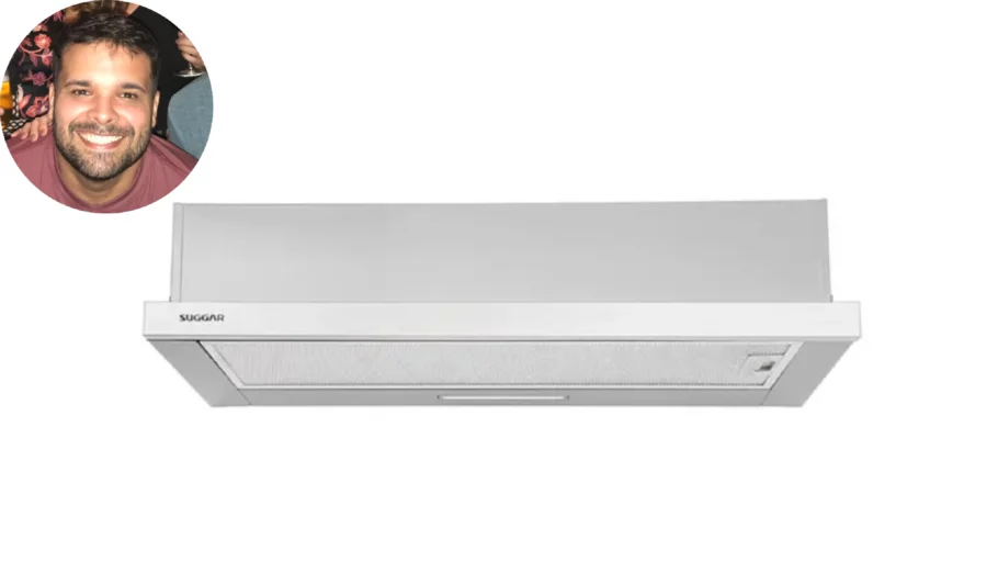 Depurador de Ar Slim de Embutir 60cm Inox Suggar DE61-62IX