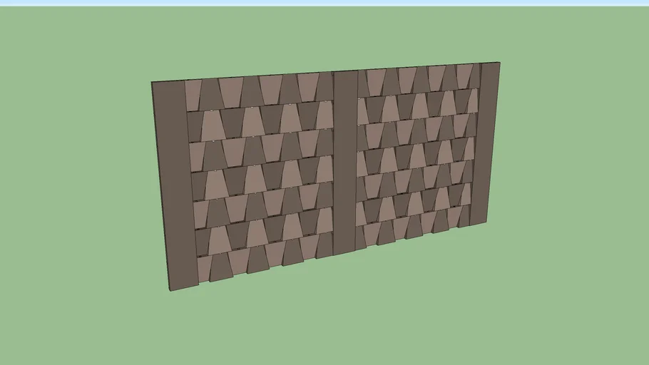 Wall cladding with lights
