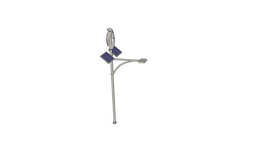Solar and Wind Powered Street Light