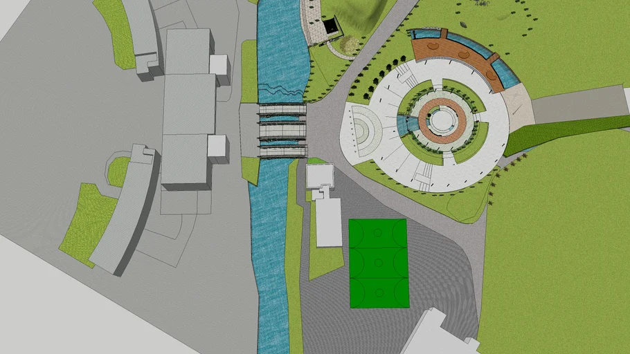 University Campus landscape innovation plan