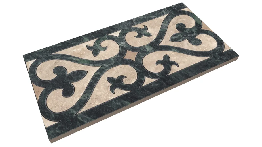 6" x11 5/8" water jet tile