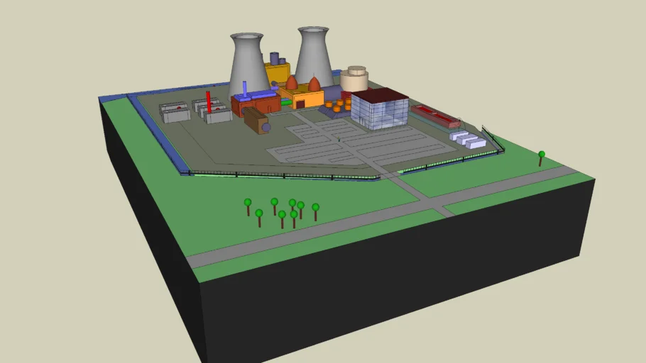 Springfield nuclear power plant ( Simpsons )