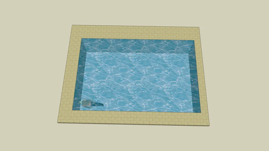 Pool with drowning man in!