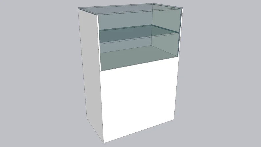 CREDENZA CON VITRINA PEQUEÑA