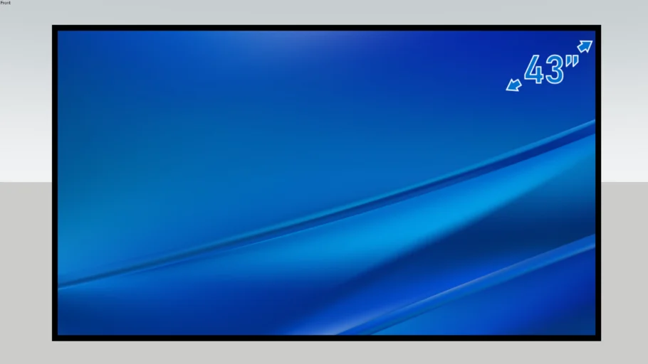 Samsung Pro 24/7 TV panel 43'' QM43R