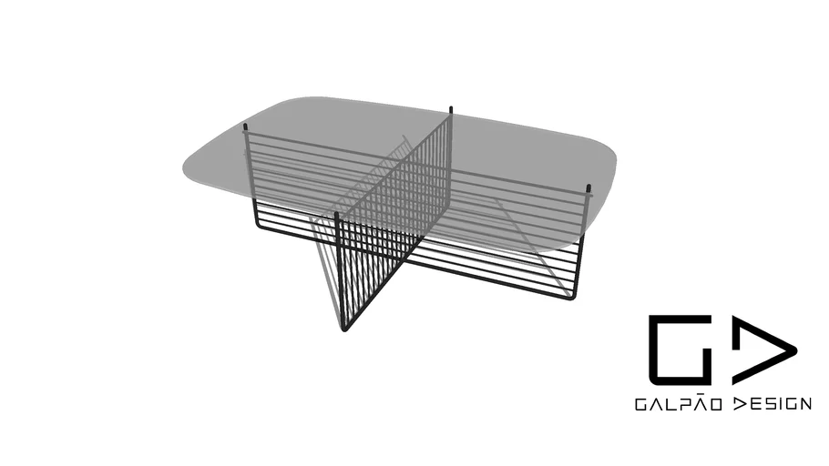 MESA DE CENTRO SOMBRA - DESIGNER VINICIUS SIEGA